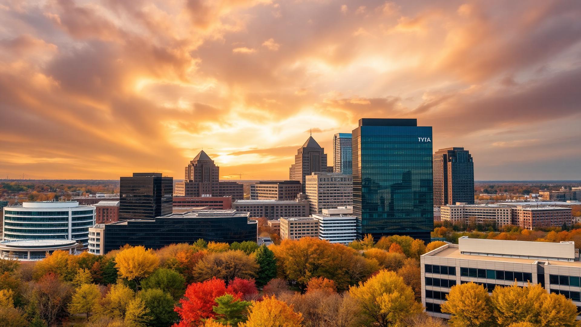 Columbia, Maryland skyline